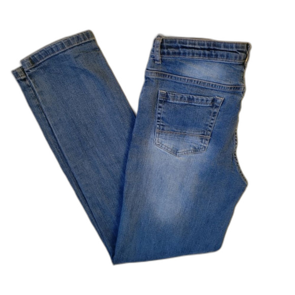 Palm Tree Originals Nineteen 95 Sz 28/29 waist x 29.5 in long straight leg jeans - Picture 3 of 7